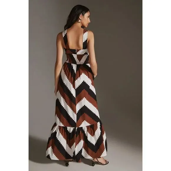 Anthropologie - Plenty by Tracy Reese Printed Halter Maxi Dress Size L